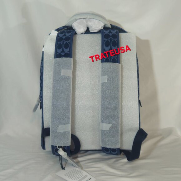 Charter Backpack In Signature Denim - Picture 6 of 16